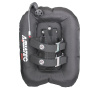 Подвесная система с крылом и алюминиевой спинкой Deep Ocean (one size; black)